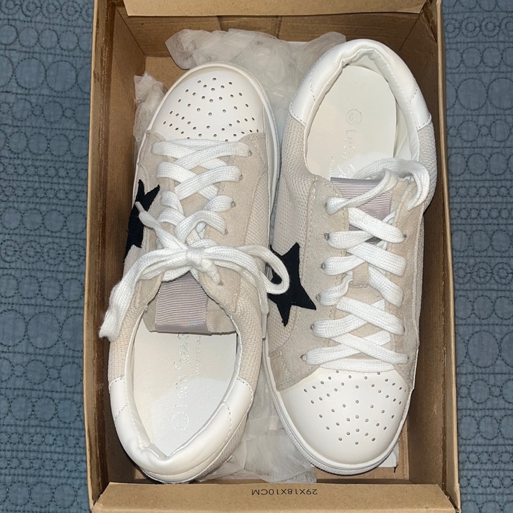 Sneakers— Worn once basically brand new!